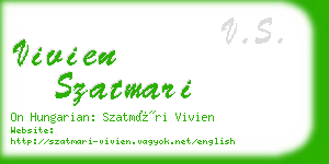 vivien szatmari business card